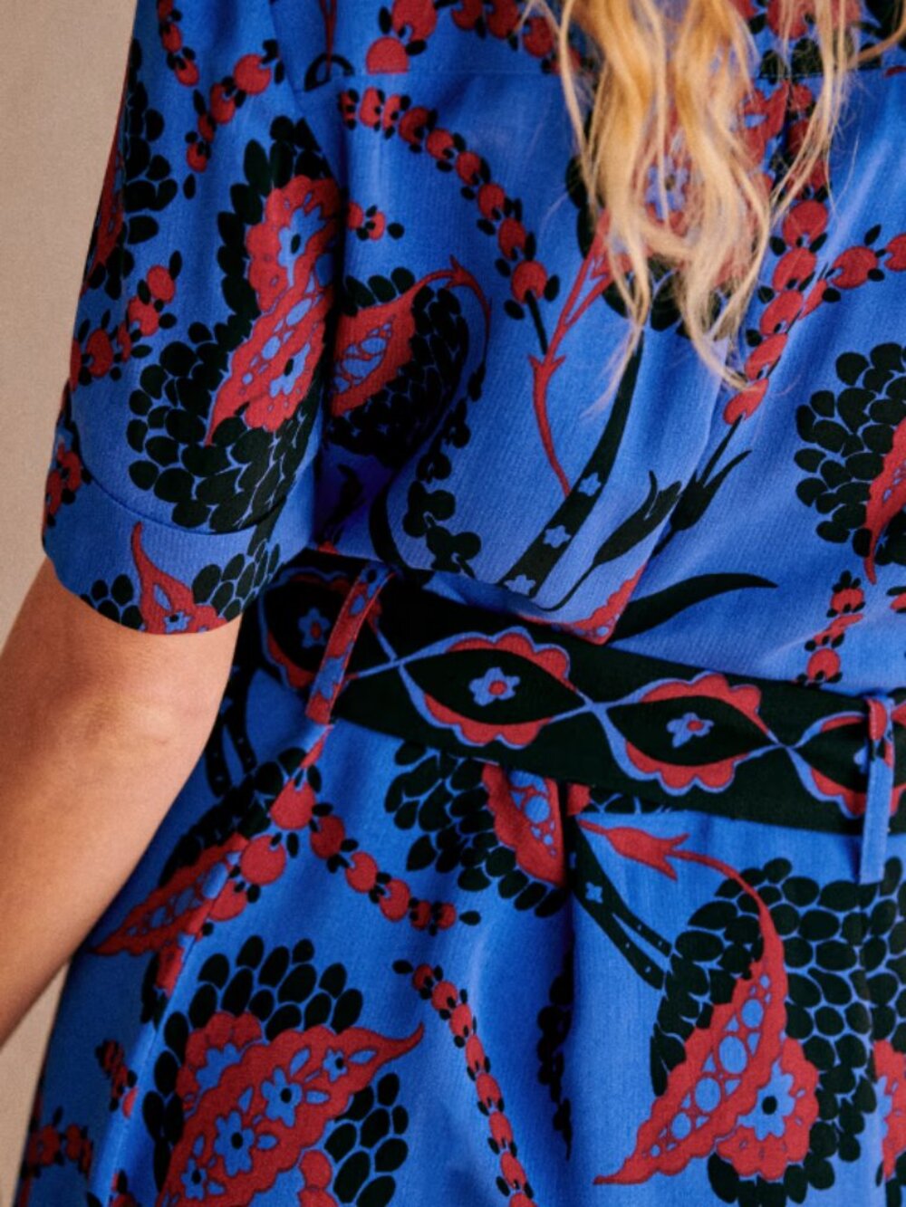 Sezane Adèle Dress - Atla blue - Size 40/8 - Picture 4 of 8